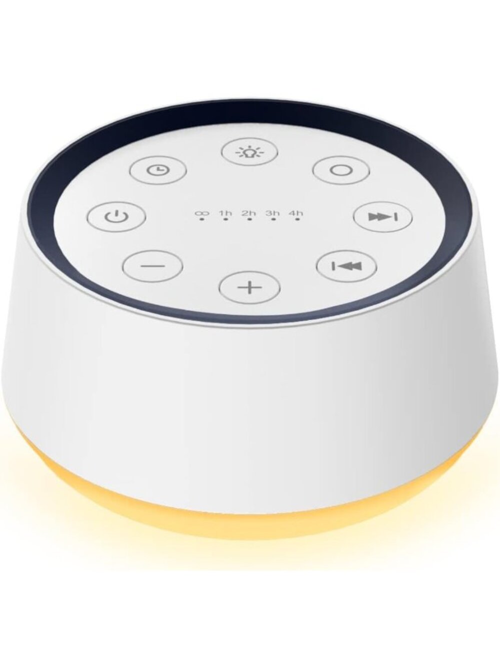 Soothing Brown Noise Sound Machine with 30 Sounds, Night Light & Timers for